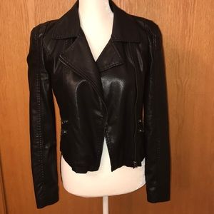 Faux Leather Jacket